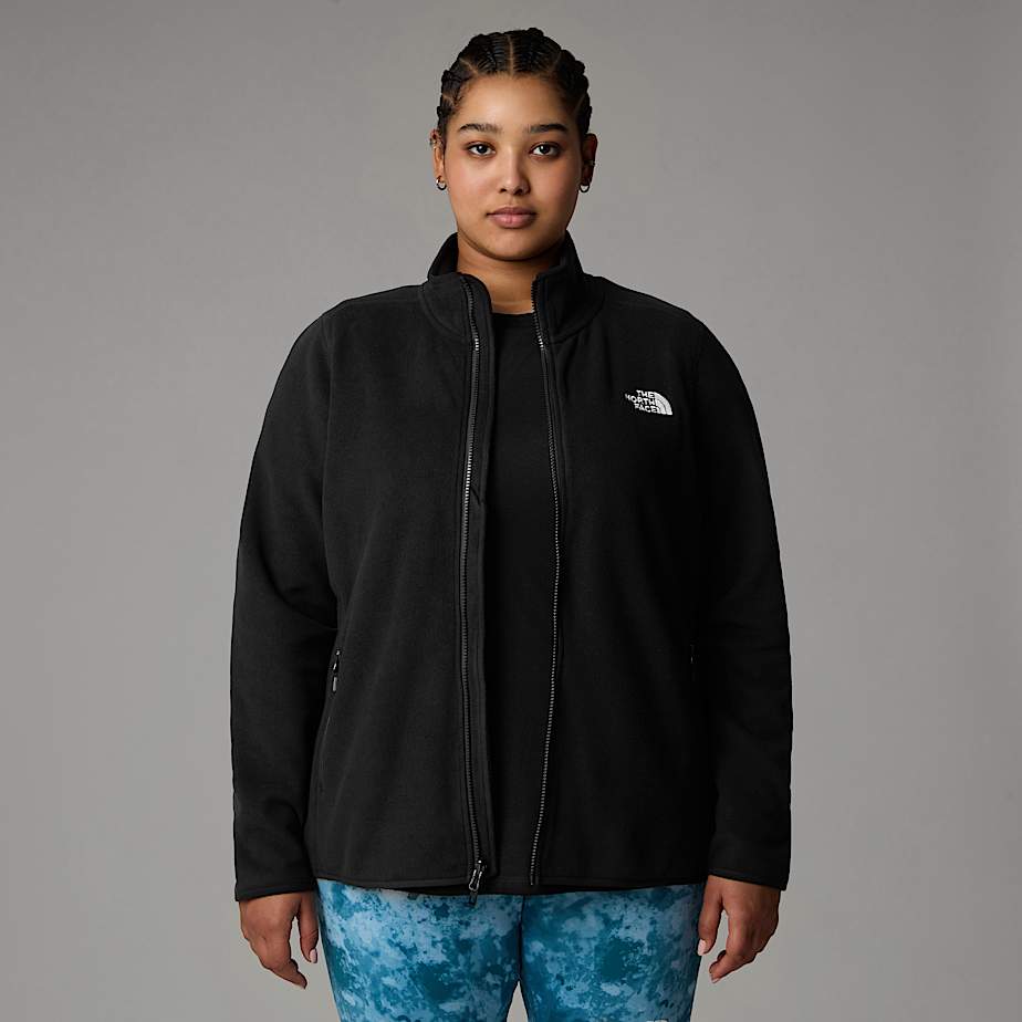 Damski polar z zamkiem błyskawicznym na całej długości 100 Glacier Plus Size - 6