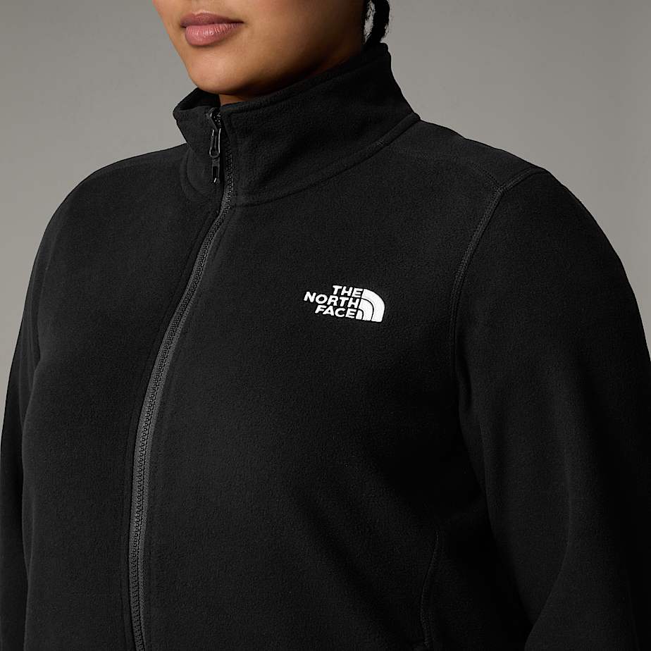 Damski polar z zamkiem błyskawicznym na całej długości 100 Glacier Plus Size - 7