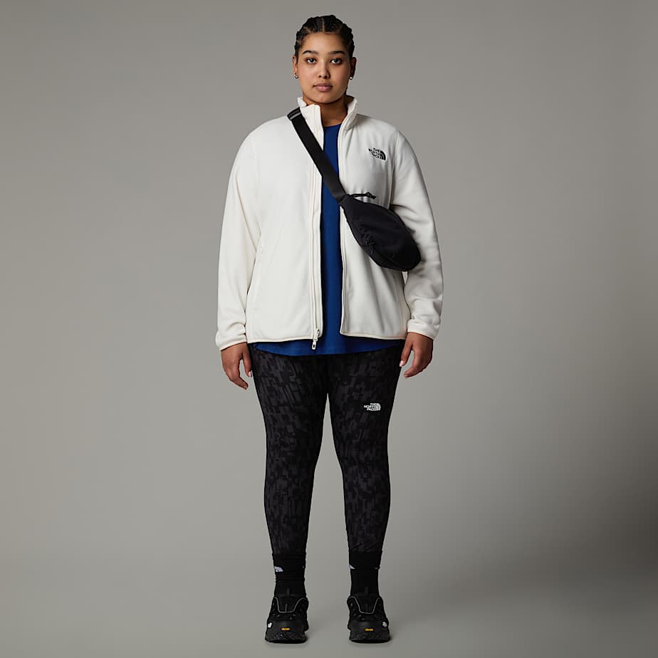 Casaco polar de tamanho grande com fecho de correr integral 100 Glacier para mulher - 4