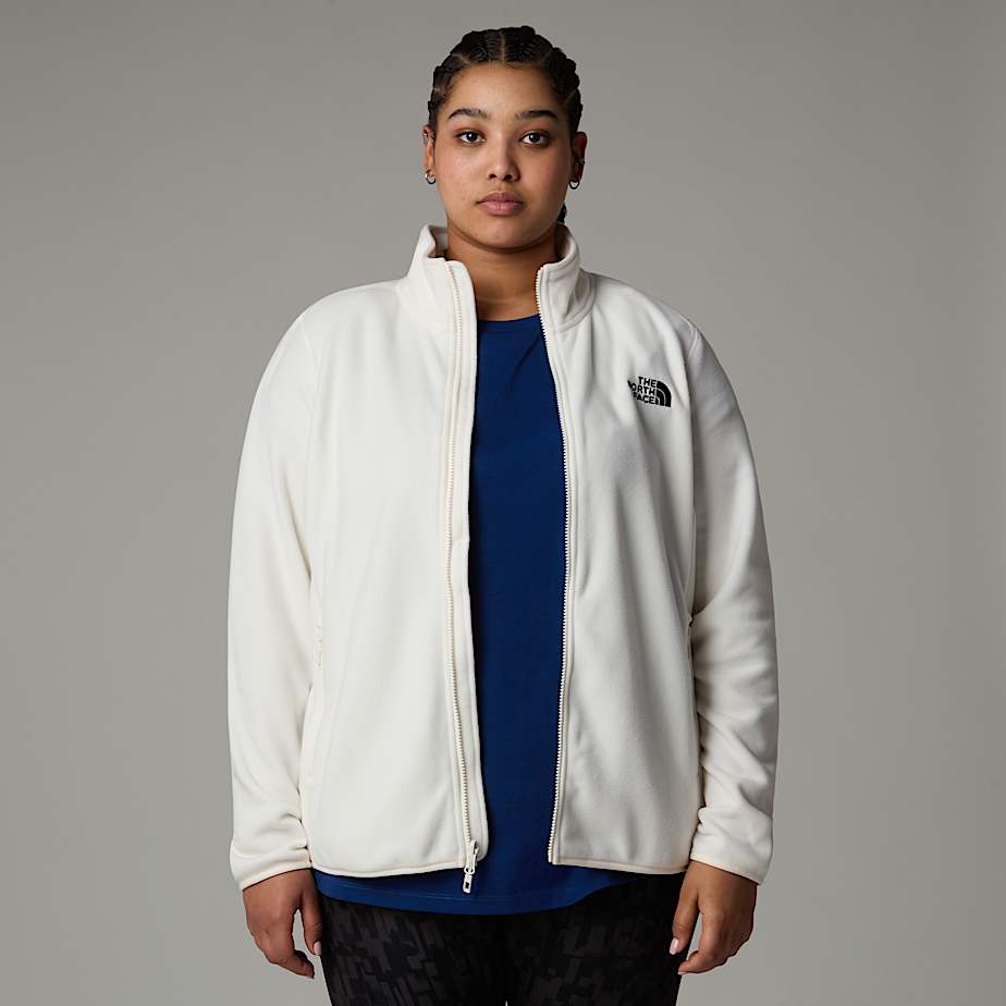 100 Glacier Fleece mit durchgehendem RV in bergre fr Damen TNF ALT7