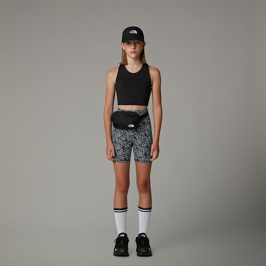 Never Stop Bike Shorts Girl TNF ALT5
