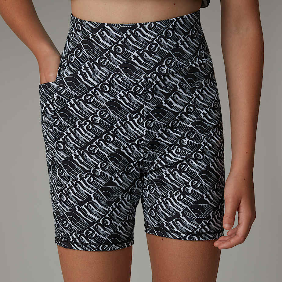 Never Stop Bike Shorts Girl TNF ALT8