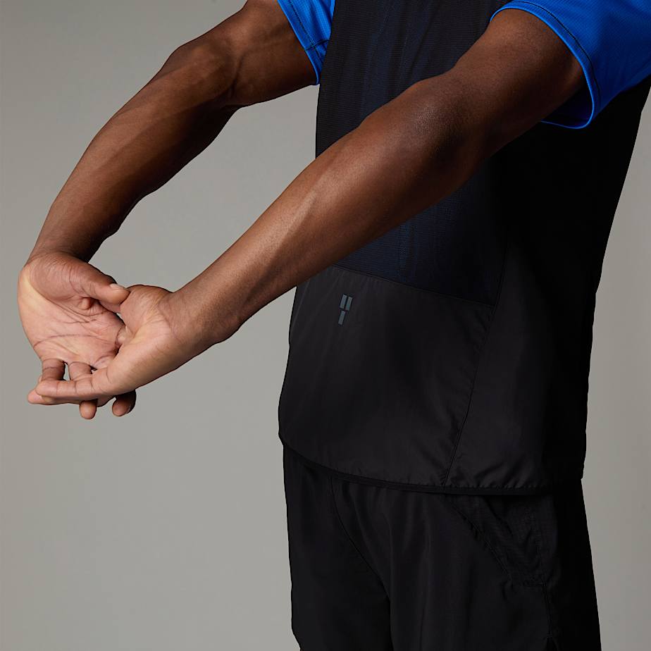 Mens Higher Run Wind Gilet TNF ALT10