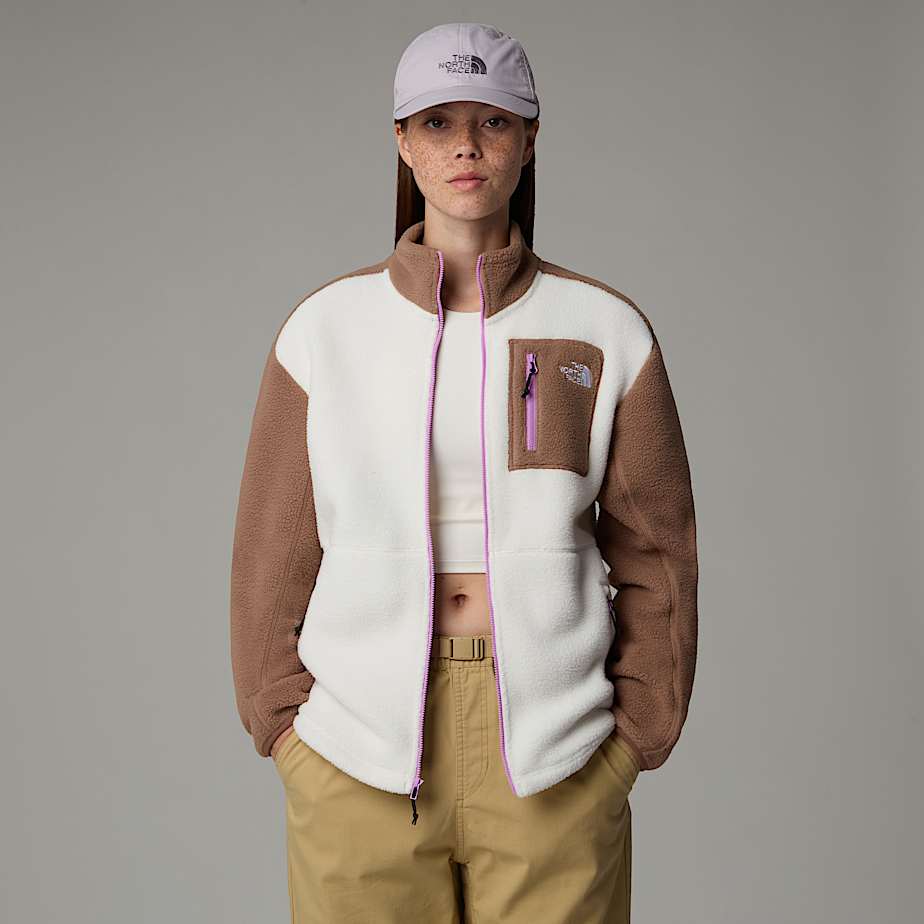 Yumiori Fleece-Jacke mit durchgehendem RV für Damen - 6