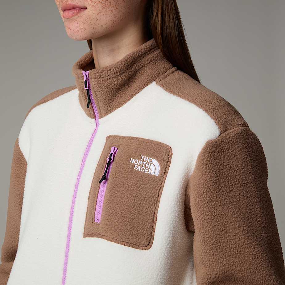 Yumiori Fleece-Jacke mit durchgehendem RV für Damen - 7