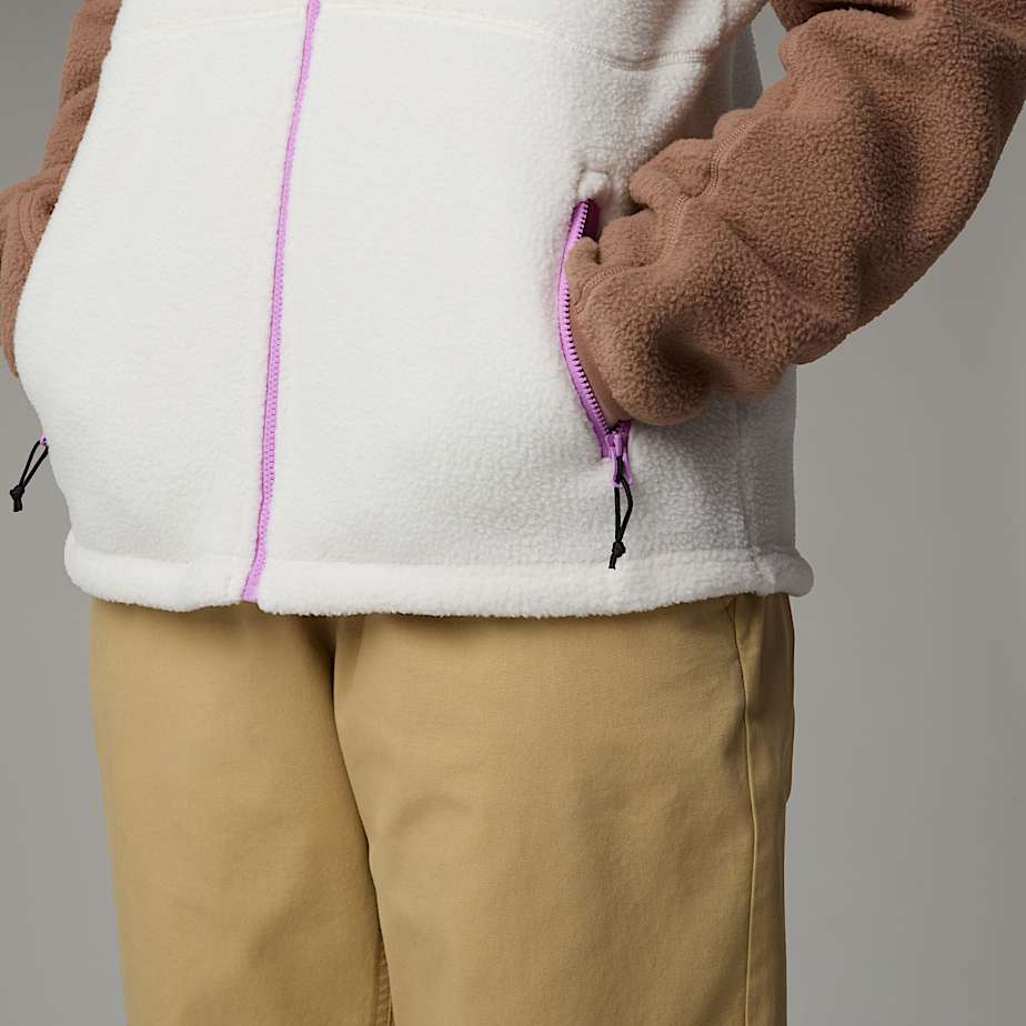 Yumiori Fleece-Jacke mit durchgehendem RV für Damen - 8