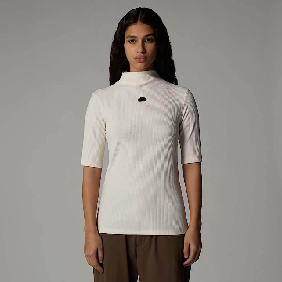 Womens Mock Neck TShirt TNF ALT4