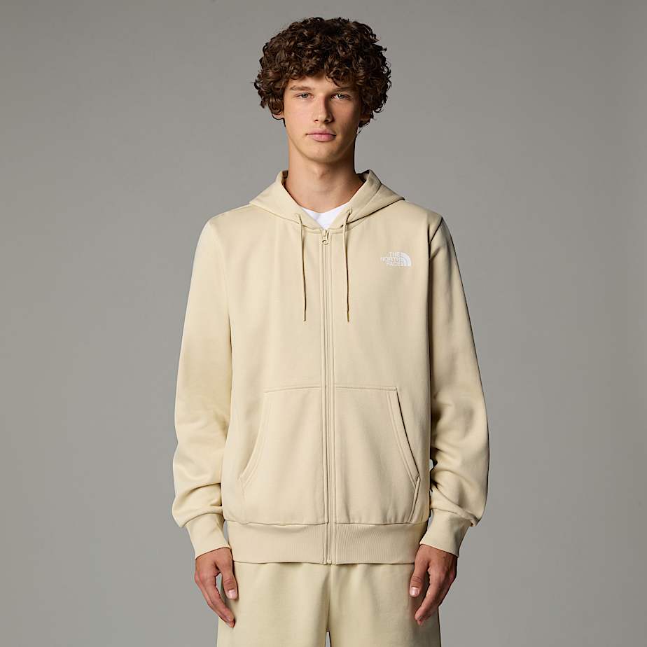 Men's Simple Dome Full-Zip Hoodie - 3