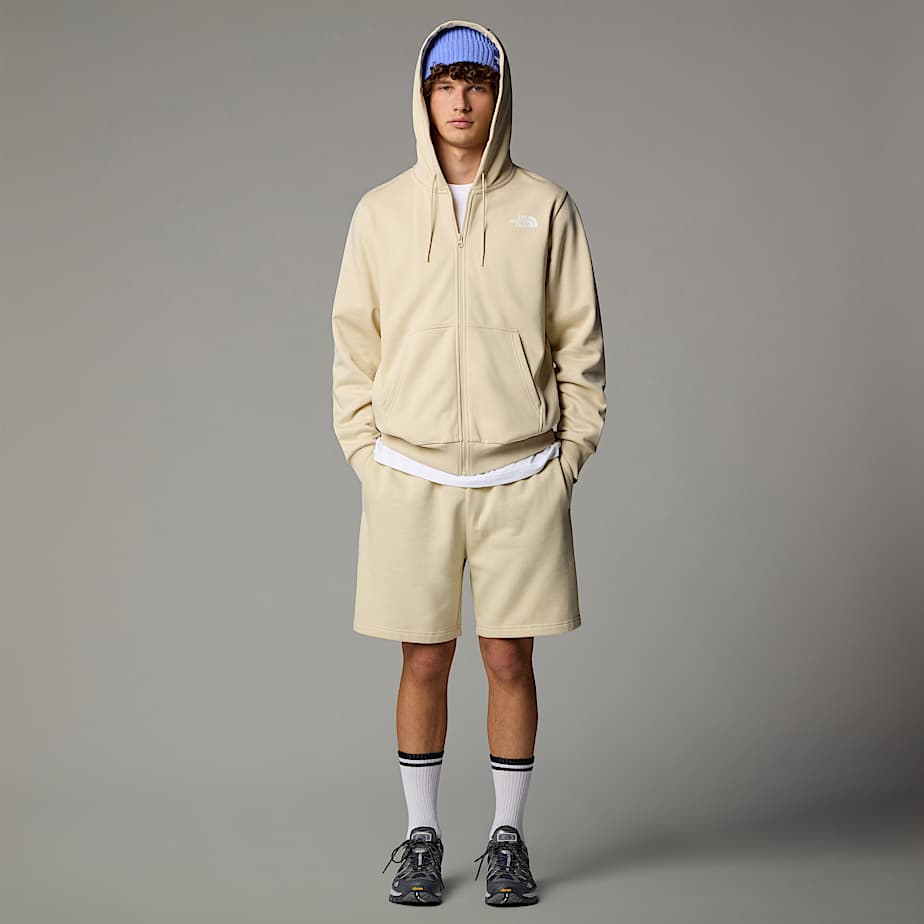 Men's Simple Dome Full-Zip Hoodie - 4