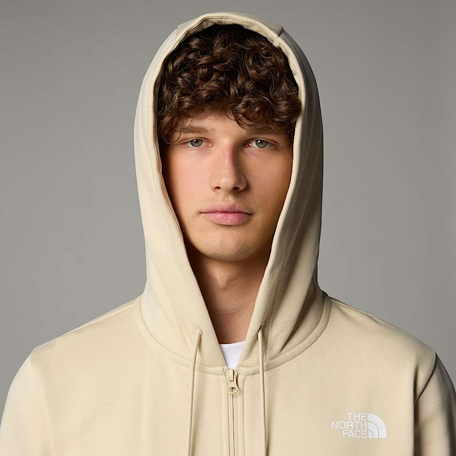 Men's Simple Dome Full-Zip Hoodie - 7