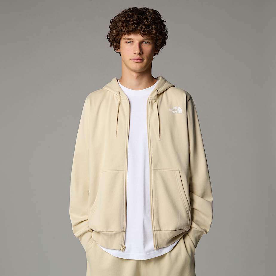 Men's Simple Dome Full-Zip Hoodie - 6