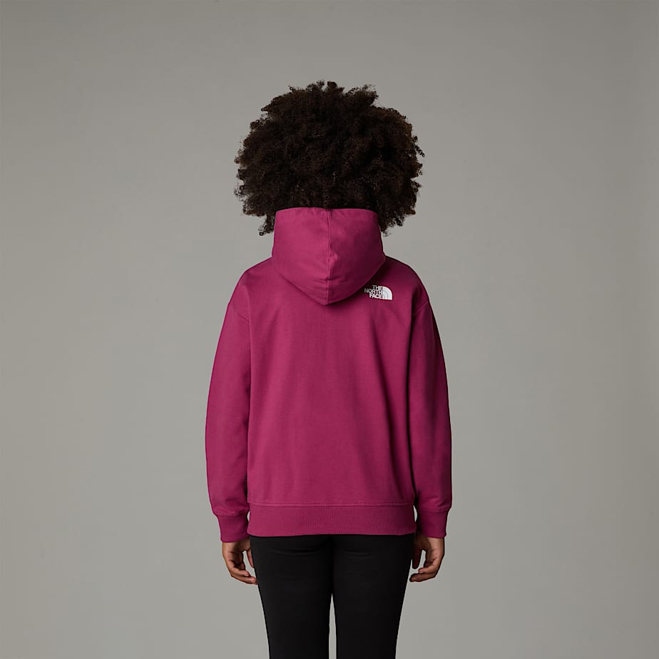 Light Kapuzenpulli mit durchgehendem RV in Oversize fr Mdchen TNF ALT6