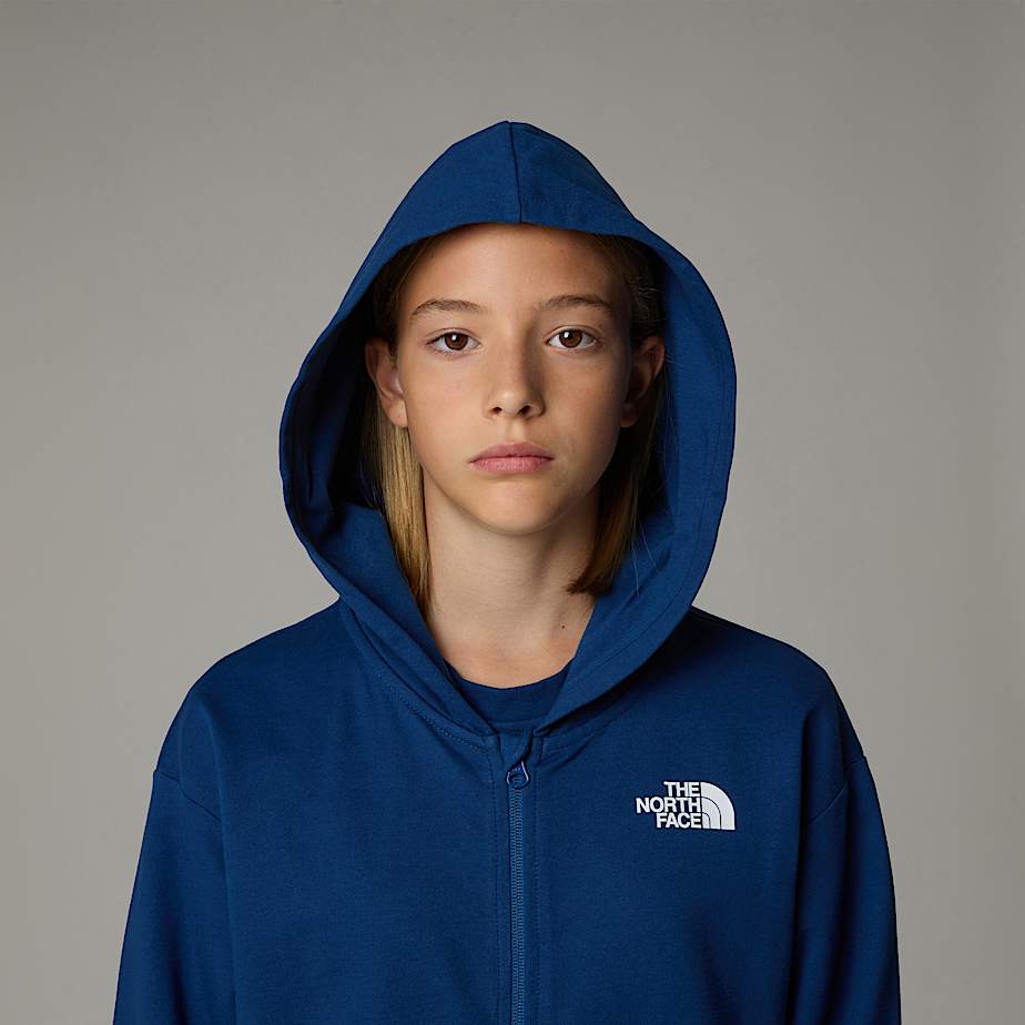 Sweat à capuche zippé léger oversize pour fille - 7