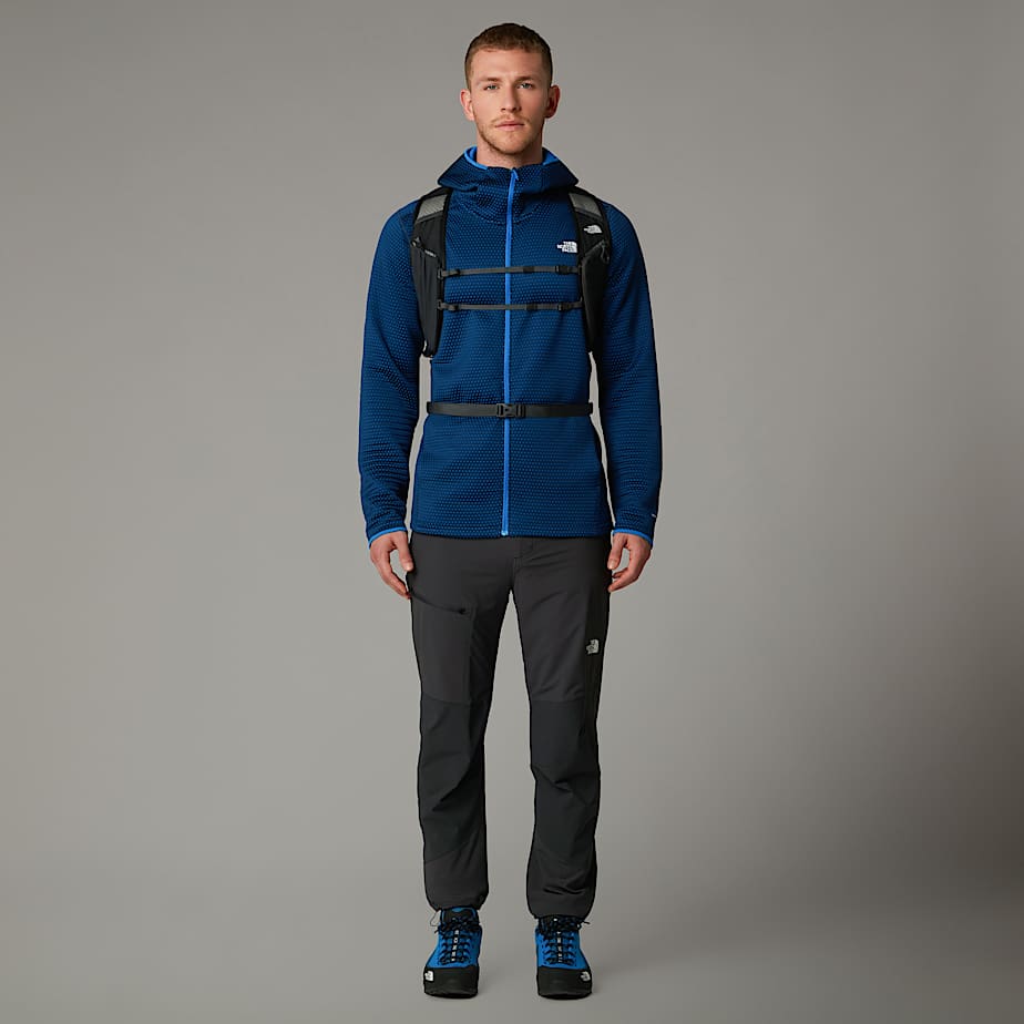 Men's Vertical Thermal Full-Zip Hooded Jacket