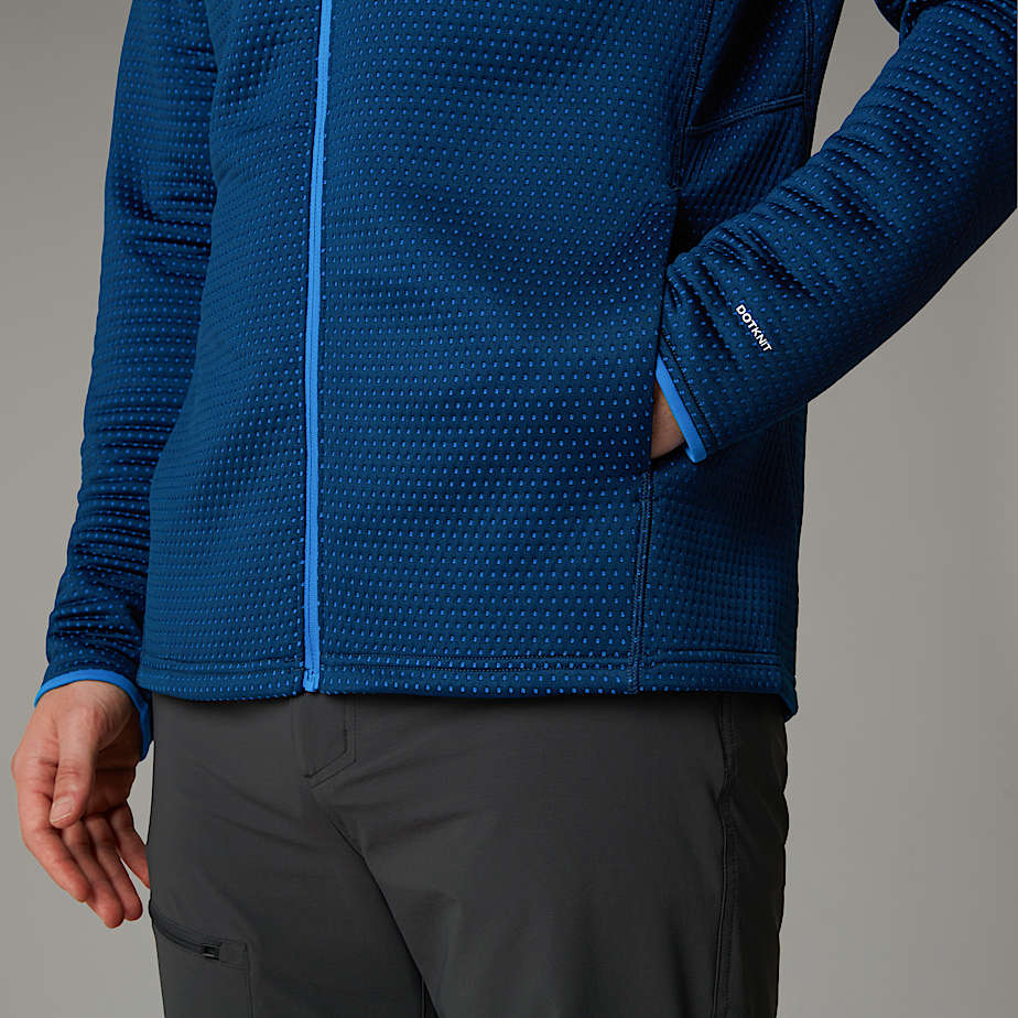 Men's Vertical Thermal Full-Zip Hooded Jacket