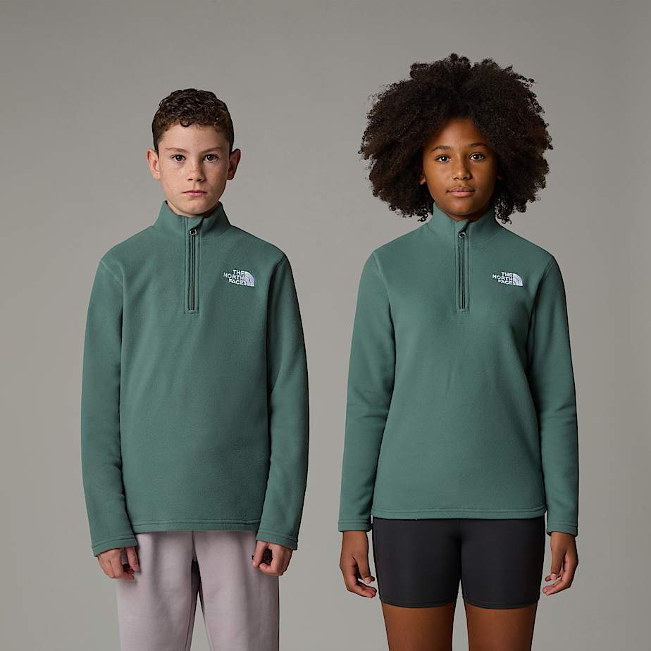 Glacier Fleece mit 14langem RV fr Jugendliche TNF ALT4