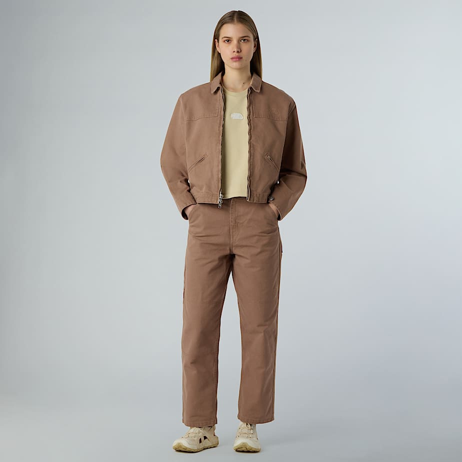 Womens Cedar Canvas Regular Work Trousers TNF ALT5