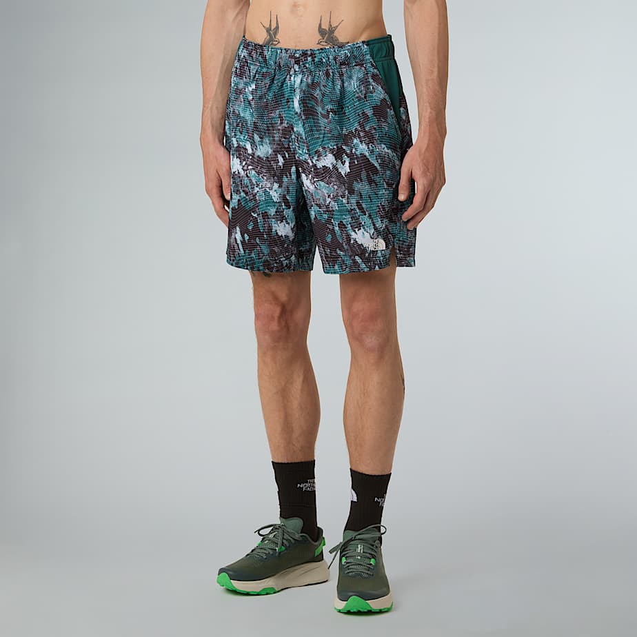 Mens 247 7 Printed Shorts TNF ALT4
