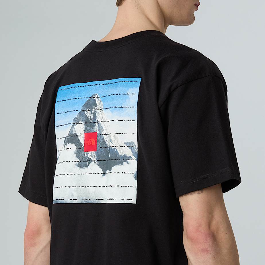 Tshirt Mountain Jacket 40th Anniversary Heavyweight para homem TNF ALT8