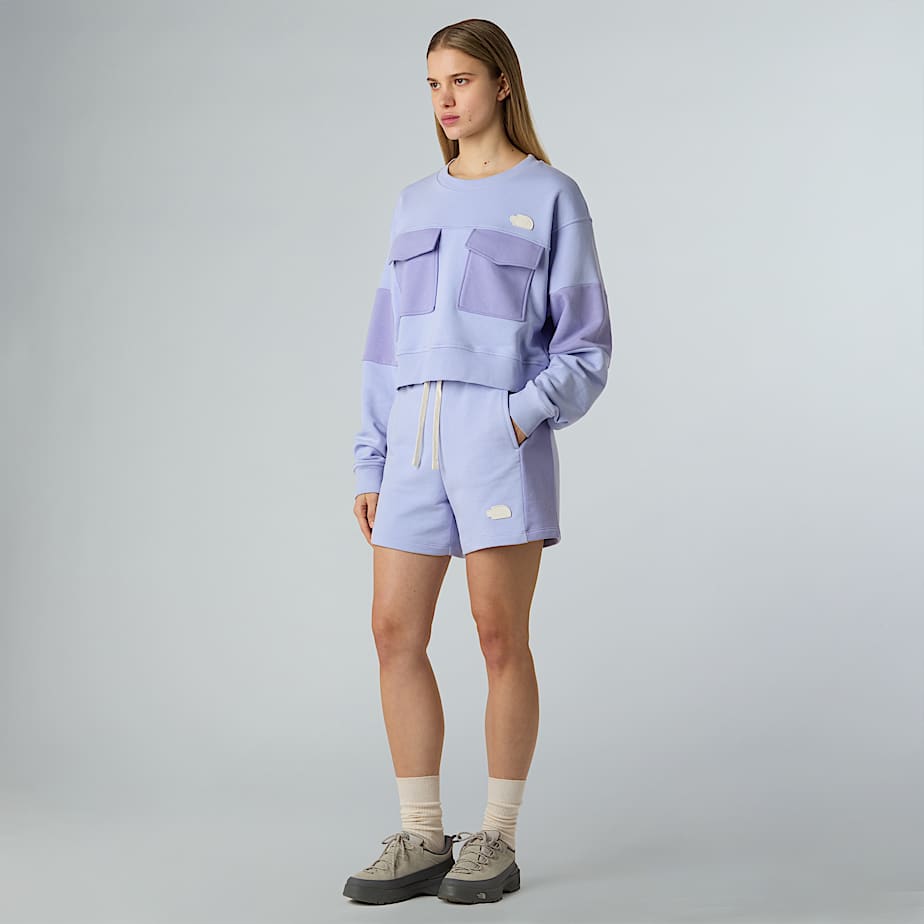 Terry Oversized Cropped Sweatshirt W TNF ALT5