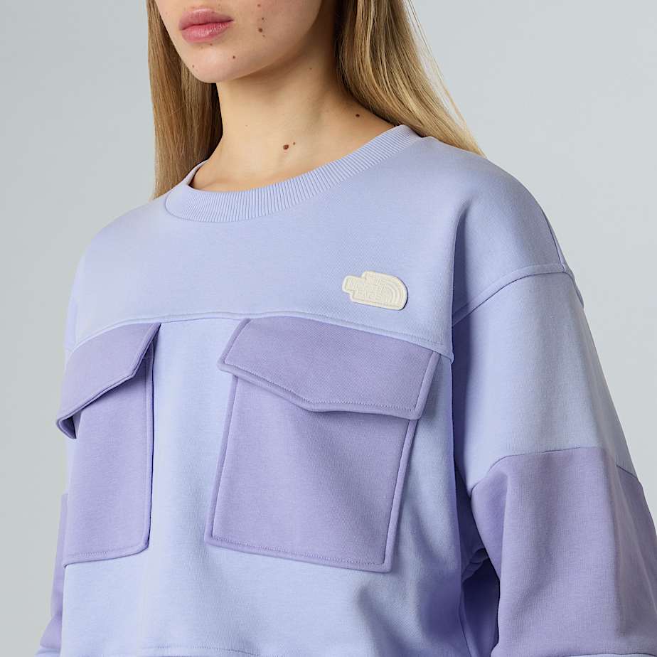 Terry Oversized Cropped Sweatshirt W TNF ALT7