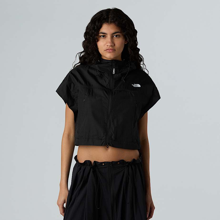 Langgeschnittenes ZipinWindkleid fr Damen TNF ALT6