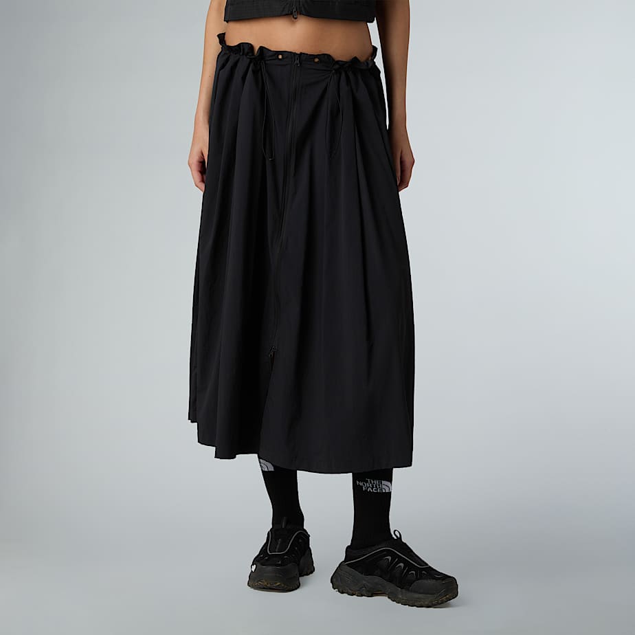 Langgeschnittenes ZipinWindkleid fr Damen TNF ALT9