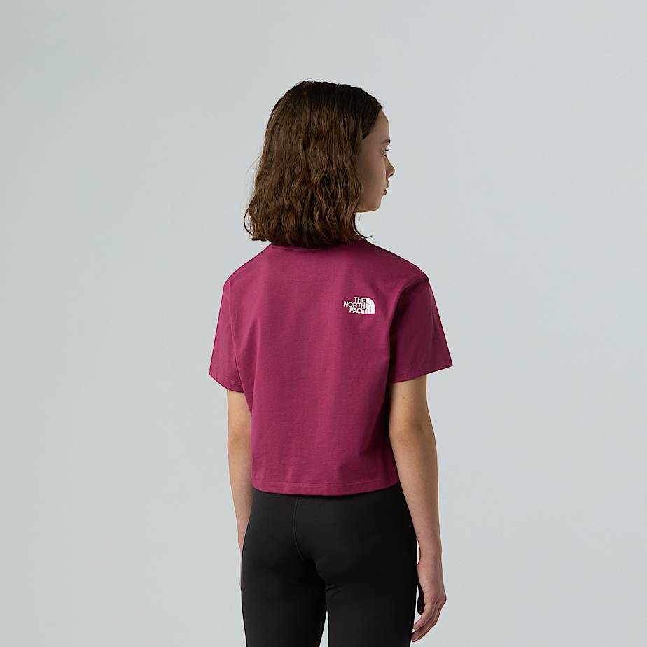 Girls Easy Cropped TShirt TNF ALT6