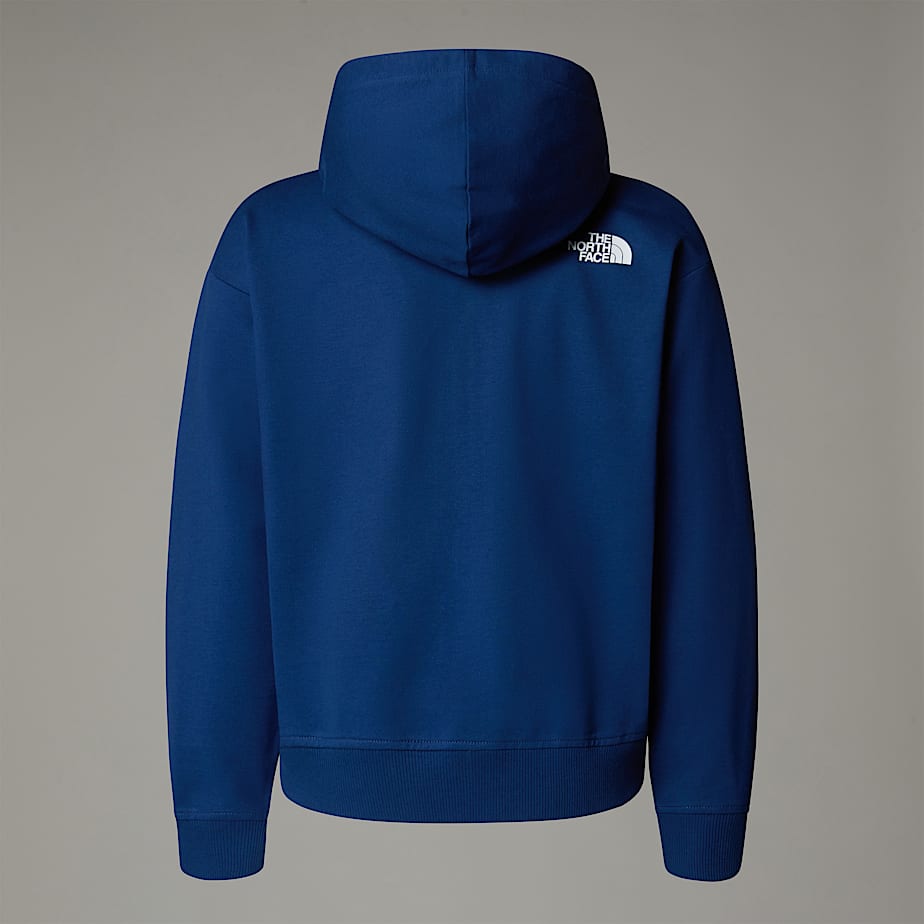 Sweat à capuche zippé léger oversize pour fille - 2