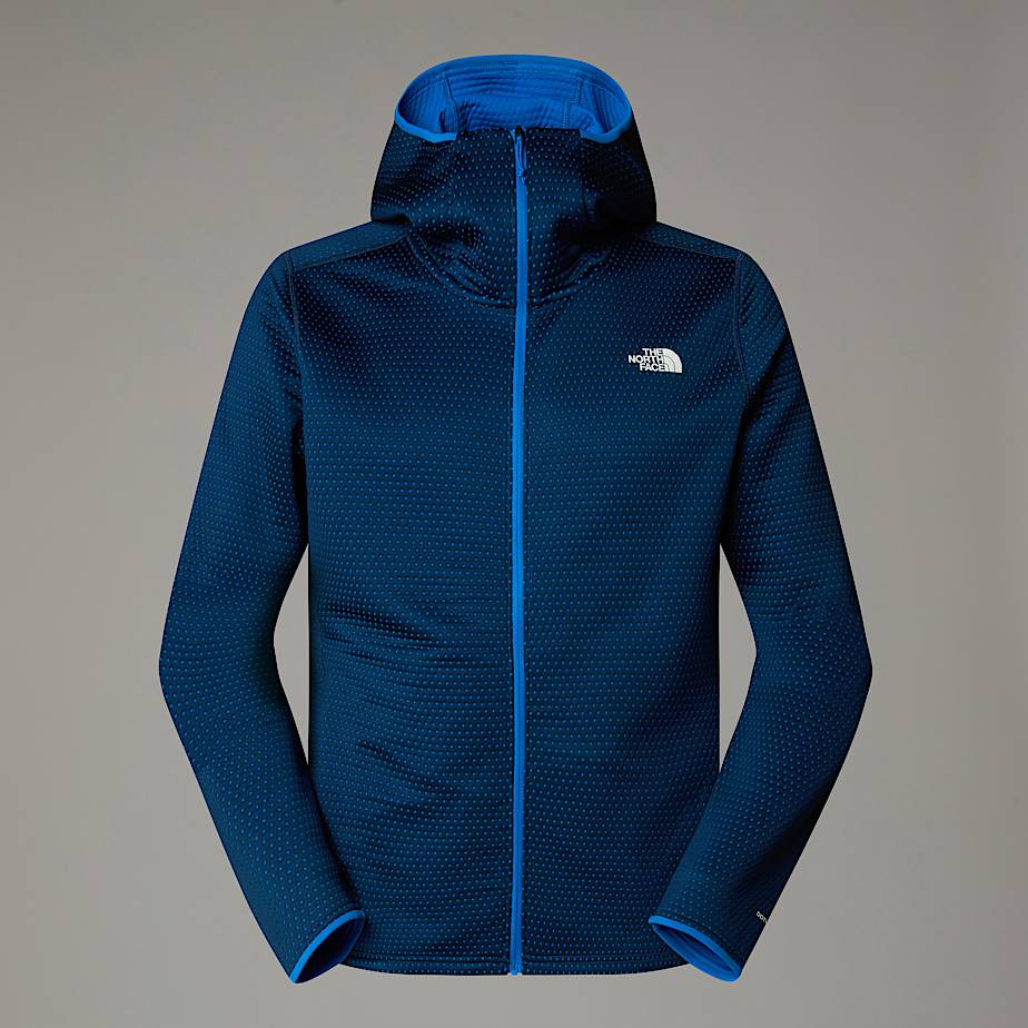 Men's Vertical Thermal Full-Zip Hooded Jacket