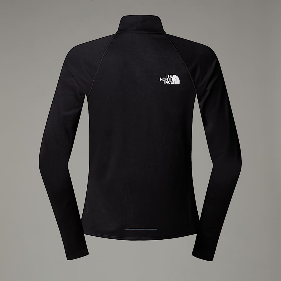 Top de manga comprida com fecho de correr de 14 Sunriser para mulher TNF ALT1