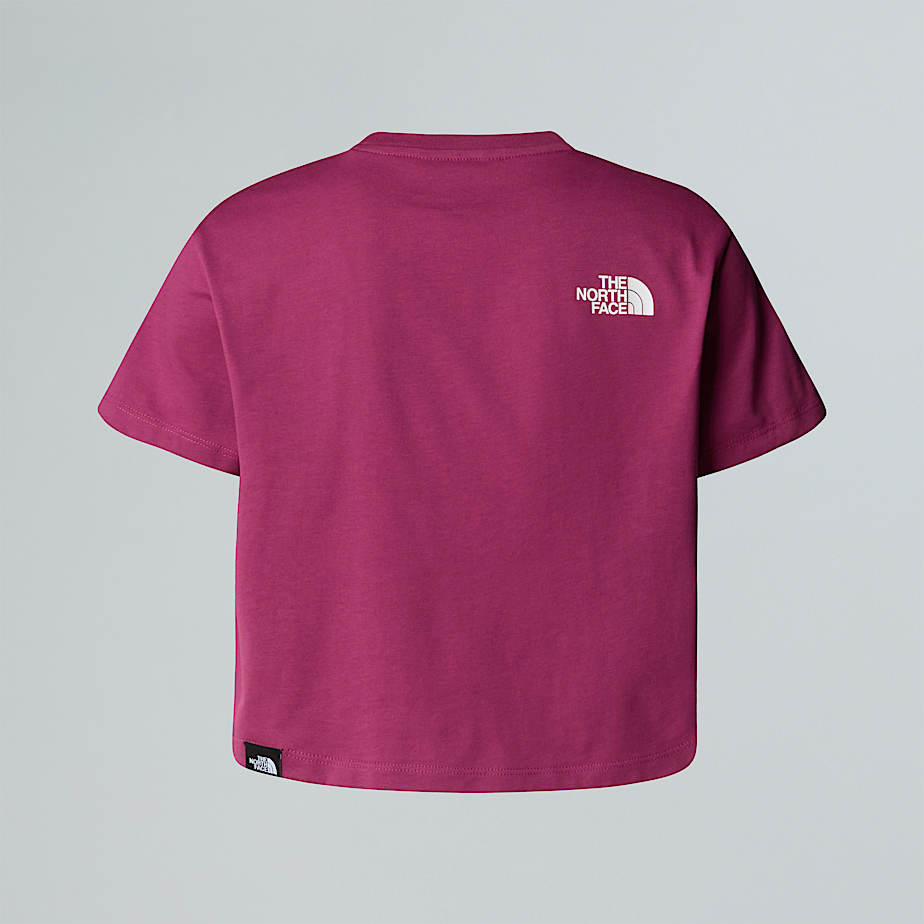 Girls Easy Cropped TShirt TNF ALT1