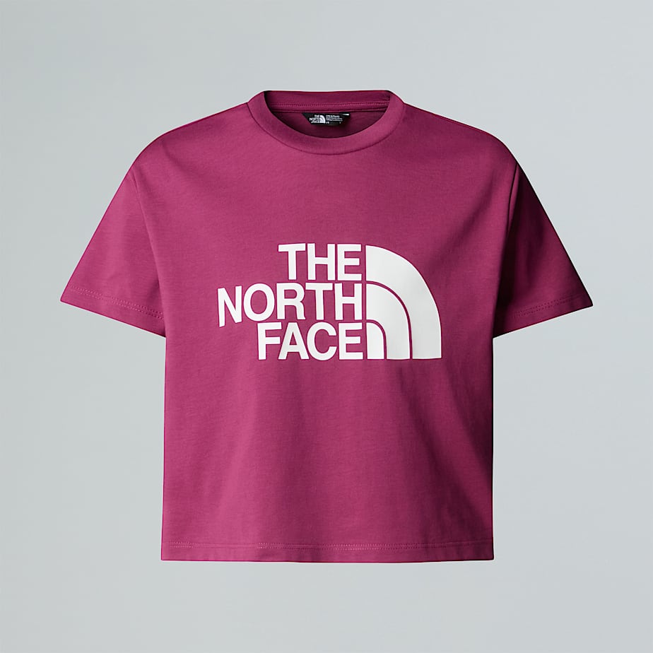 Girls Easy Cropped TShirt TNF HERO
