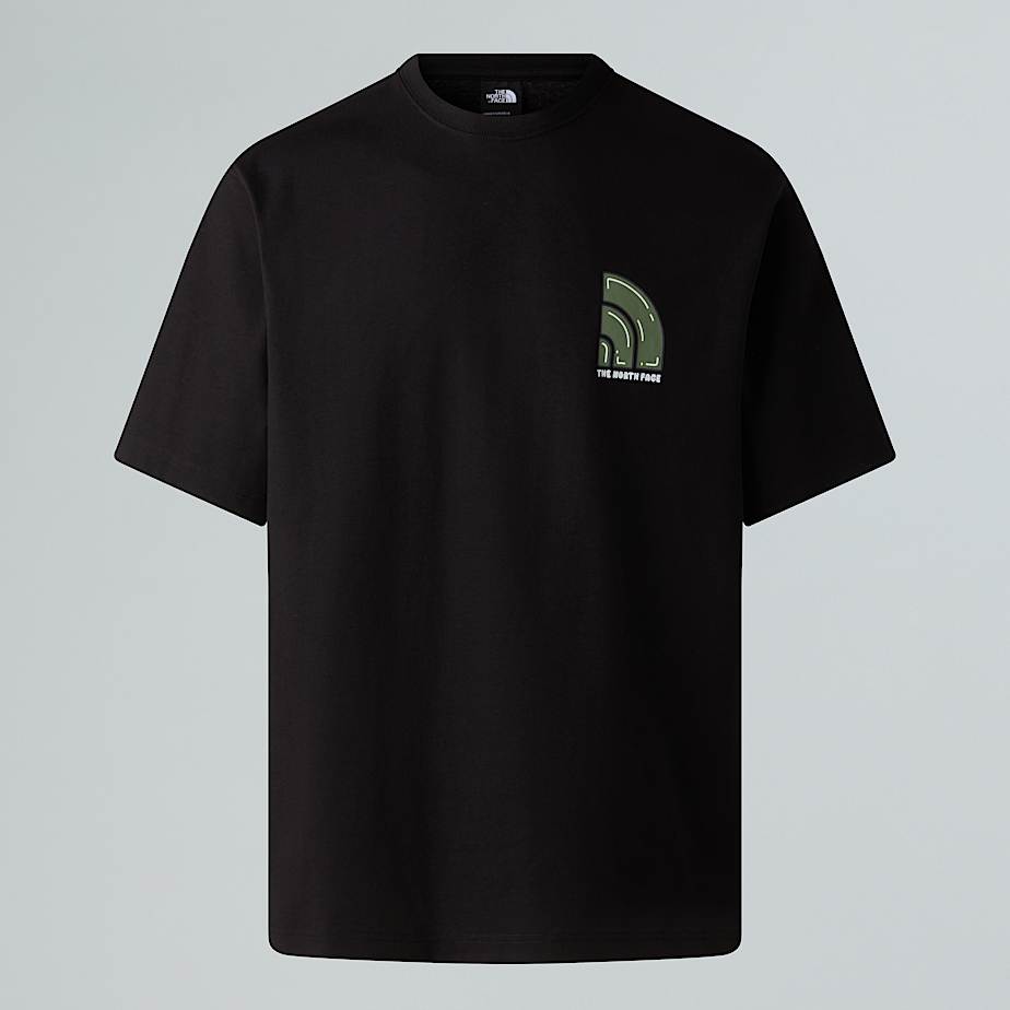 Unisex Bubble Logo Relaxed TShirt TNF ALT20