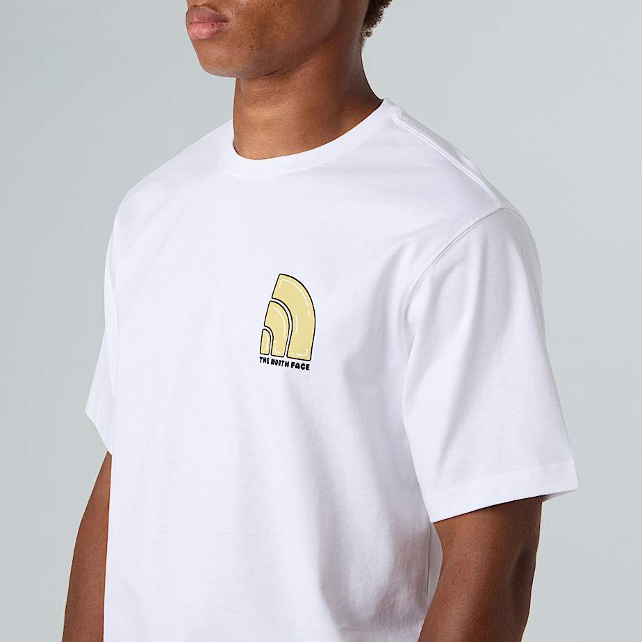 Bubble Logo Relaxed TShirt Unisex TNF ALT5