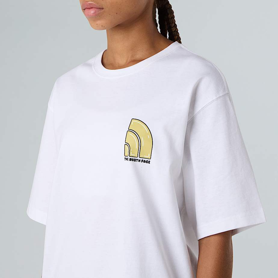 Bubble Logo Relaxed TShirt Unisex TNF ALT10