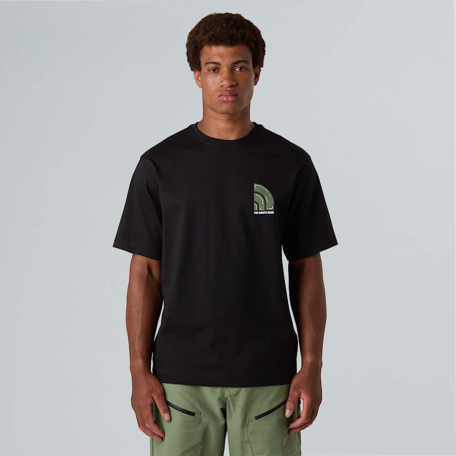 Unisex Bubble Logo Relaxed TShirt TNF ALT3