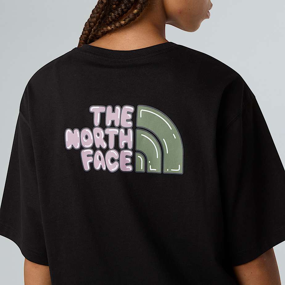 Unisex Bubble Logo Relaxed TShirt TNF ALT10