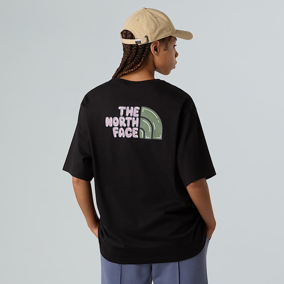 Unisex Bubble Logo Relaxed TShirt TNF ALT11
