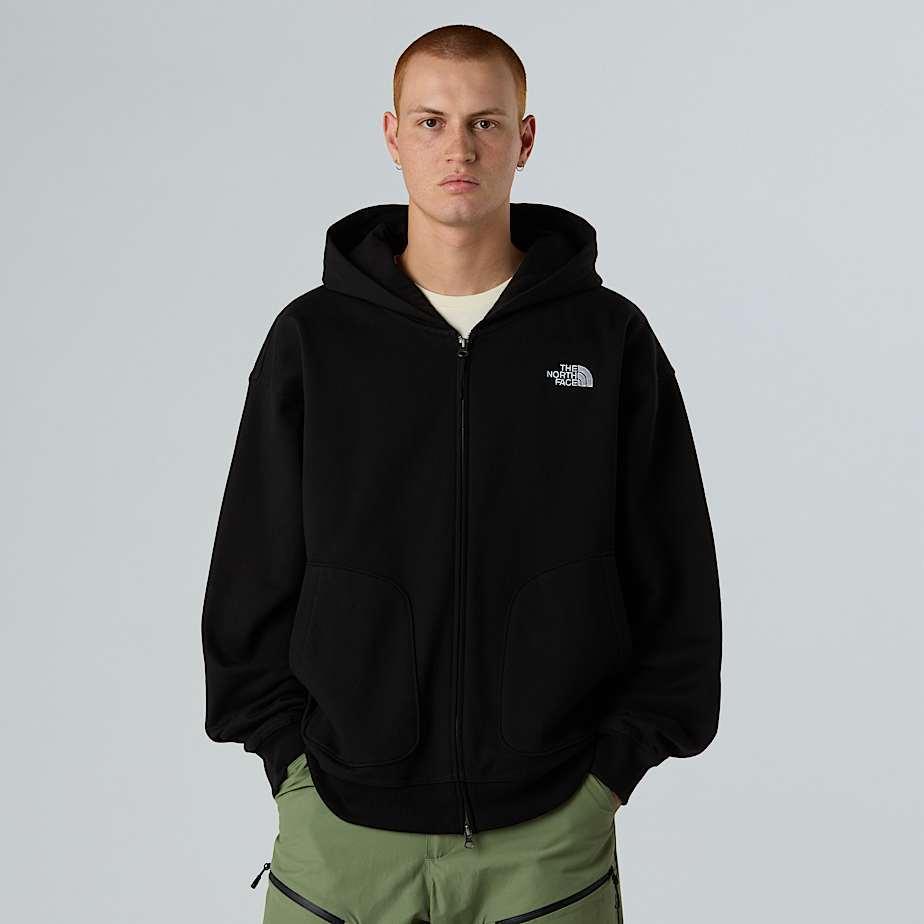 Kapuzenpulli mit durchgehendem RV in Oversize und Unisex TNF ALT2