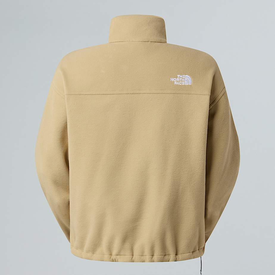 Damski krtki polar z zamkiem o dugoci 12 Glacier TNF Khaki Stone ALT1