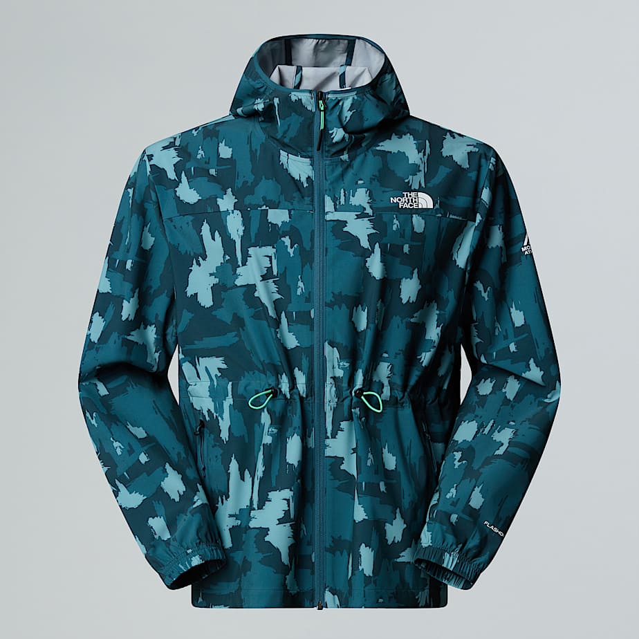 Giacca a vento Mountain Athletics con cappuccio e stampa da donna - 1