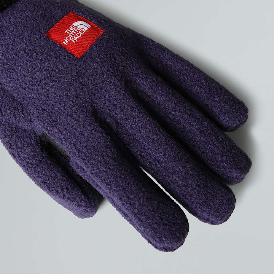 Red Box Fleece Gloves - 4