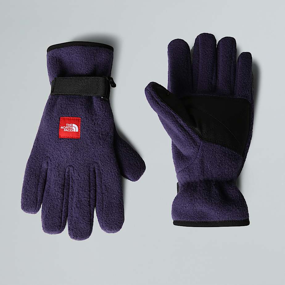 Red Box Fleece Gloves - 1