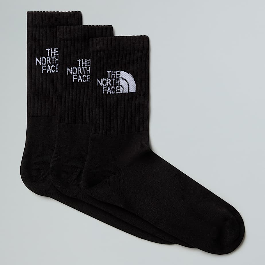 Everyday Standard Crew Socks TNF TNF Black HERO