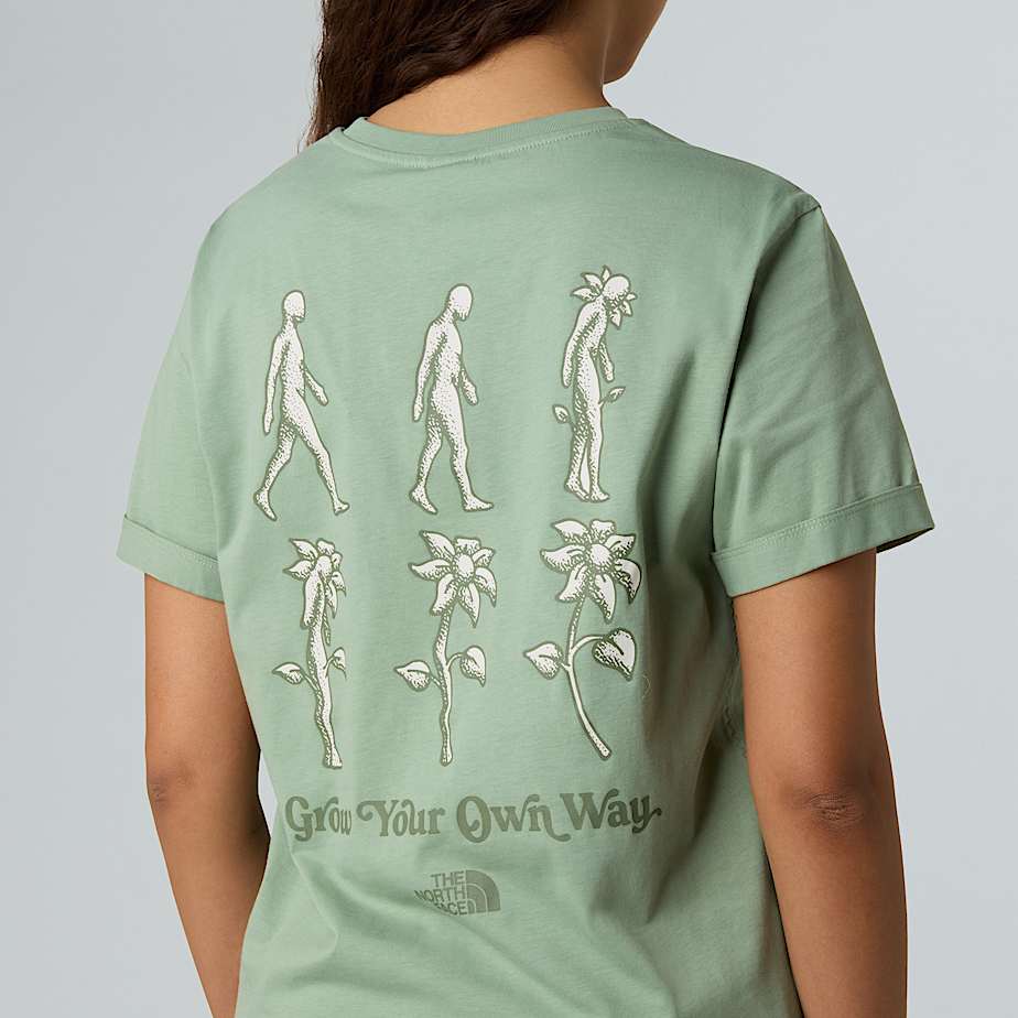 Connect relaxt geschnittenes T-Shirt mit Grafik für Damen - 5