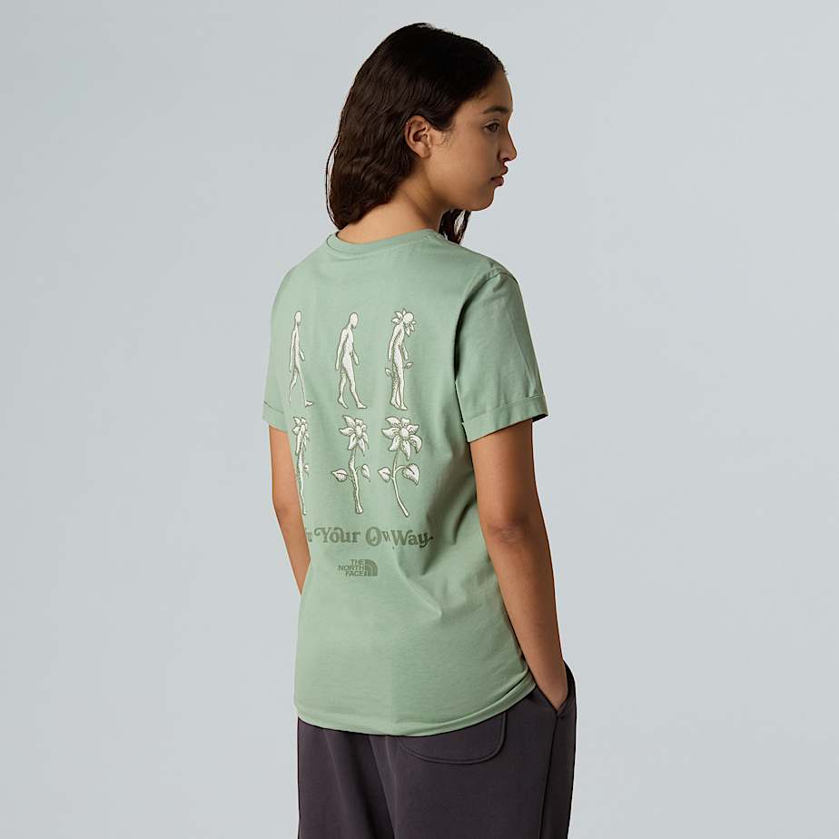 Connect relaxt geschnittenes T-Shirt mit Grafik für Damen - 1