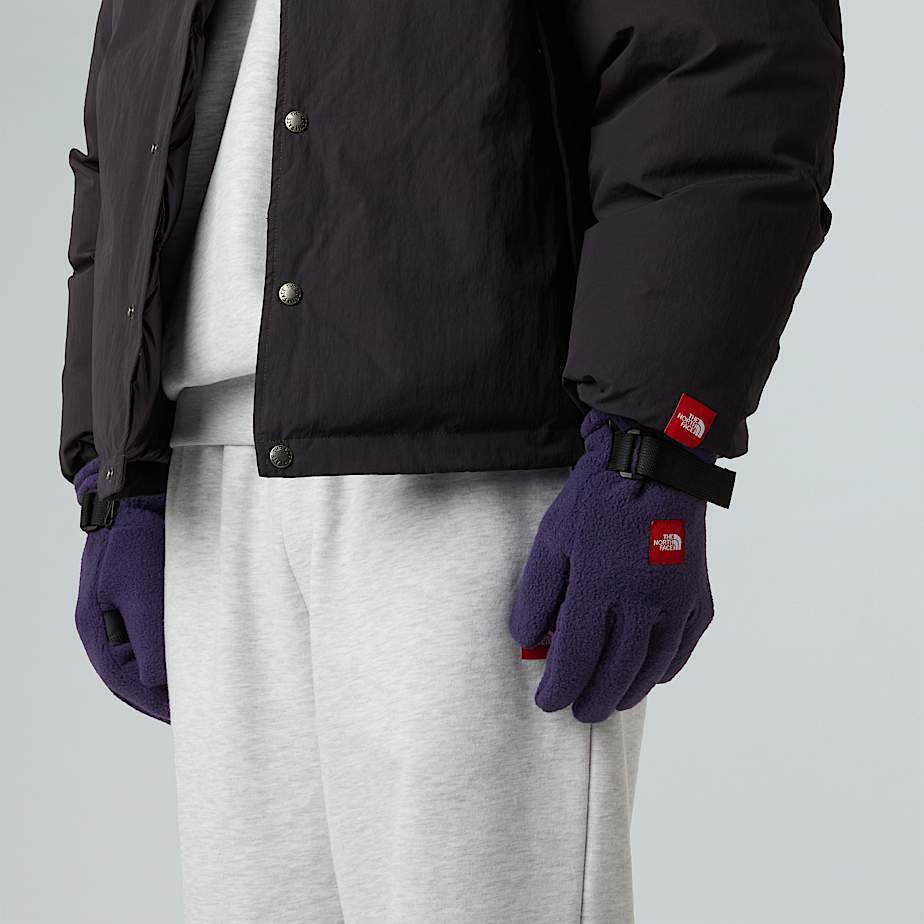 Red Box Fleece Gloves - 2