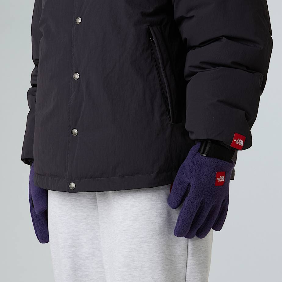 Red Box Fleece Gloves - 7