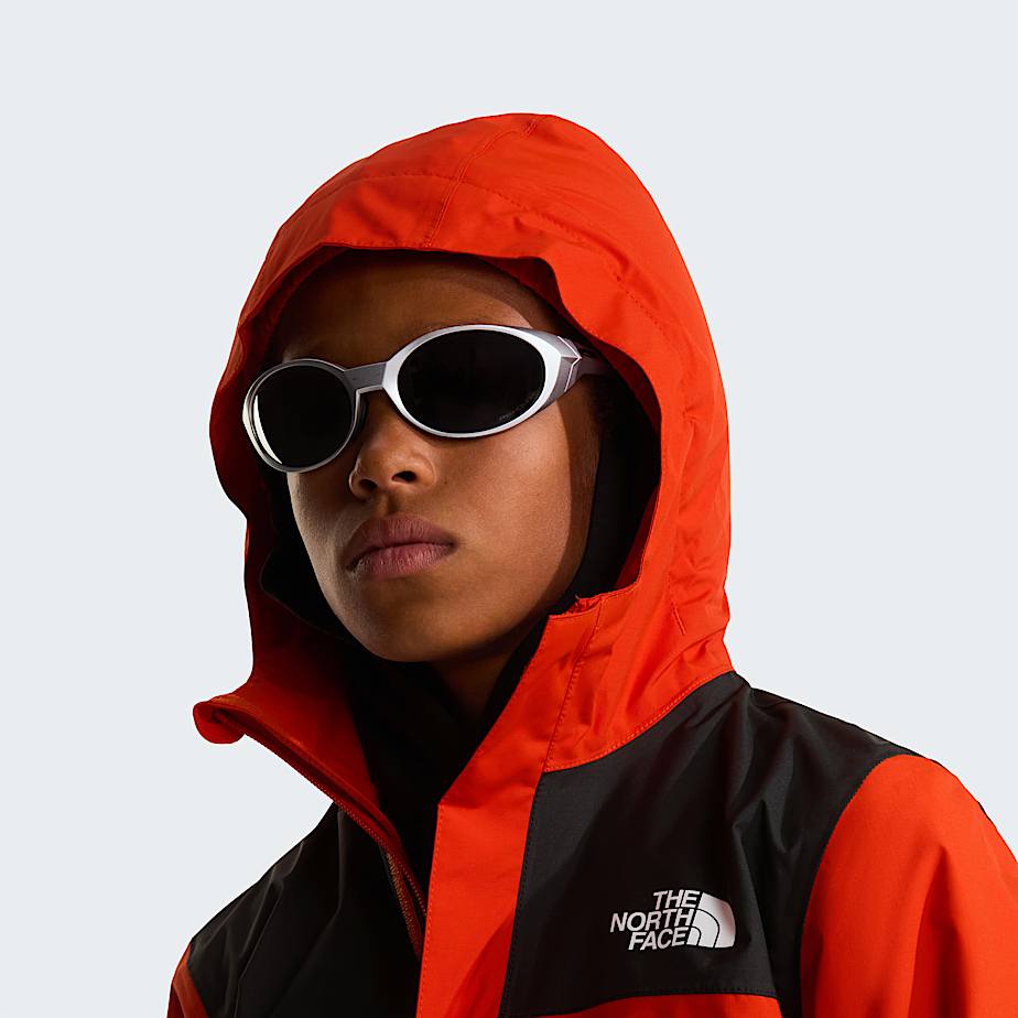 Boys Antora Rain Jacket TNF Lava Red ALT6